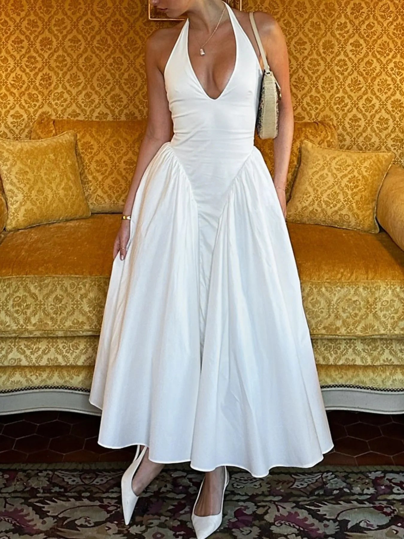 John Leon, Halter Neck Maxi Dress