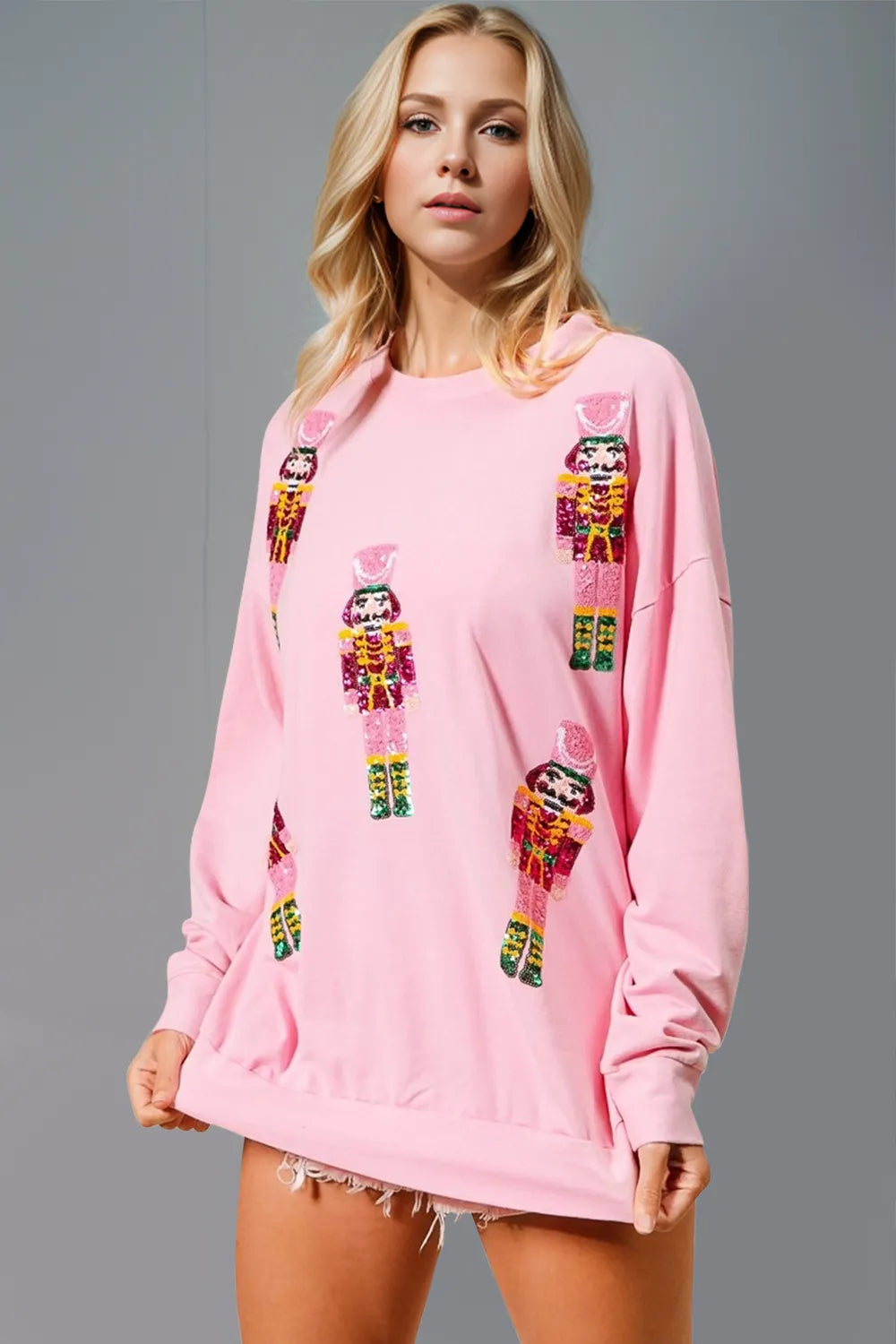 John Leon, Nutcracker Long Sleeve Sweatshirt