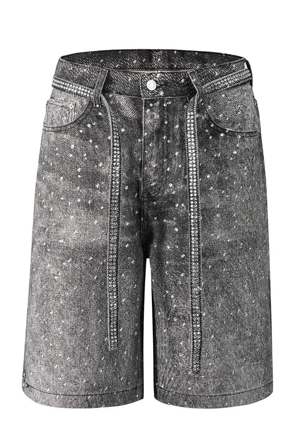 John Leon, Rhinestone Denim Shorts