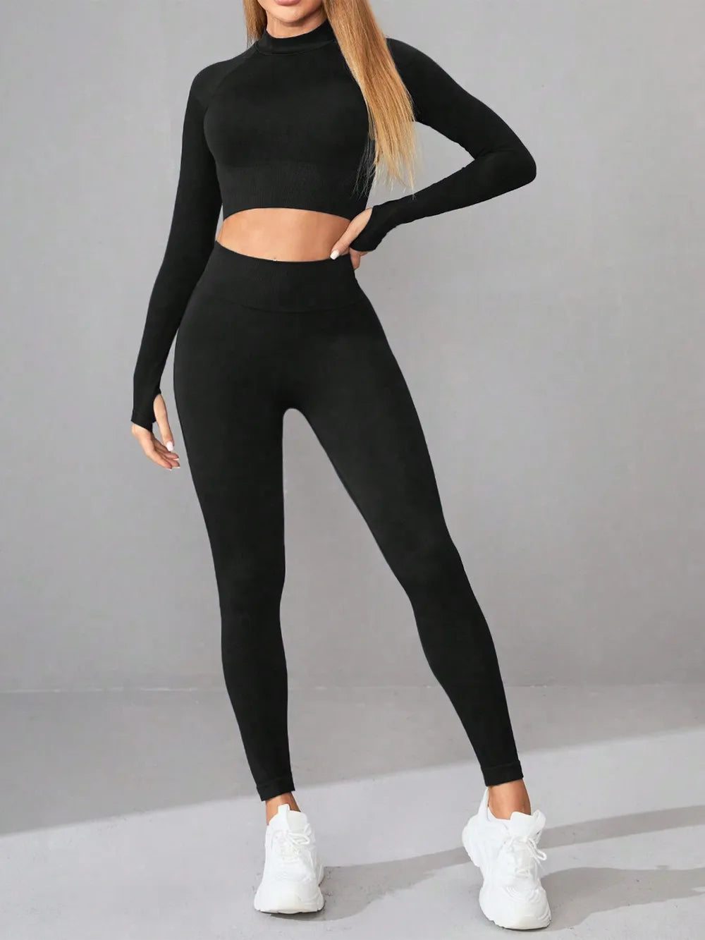 John Leon, Long Sleeve Top and Leggings Active Set