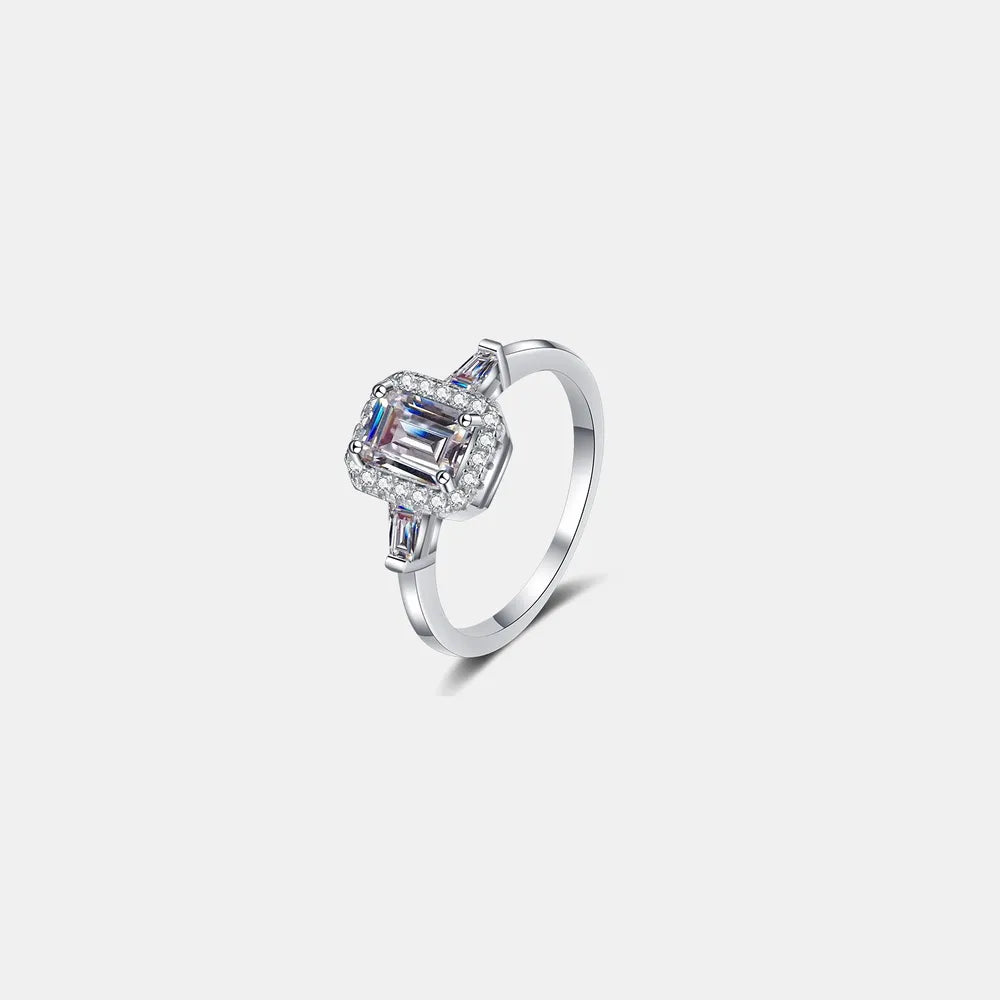 1 Carat Moissanite 925 Ring