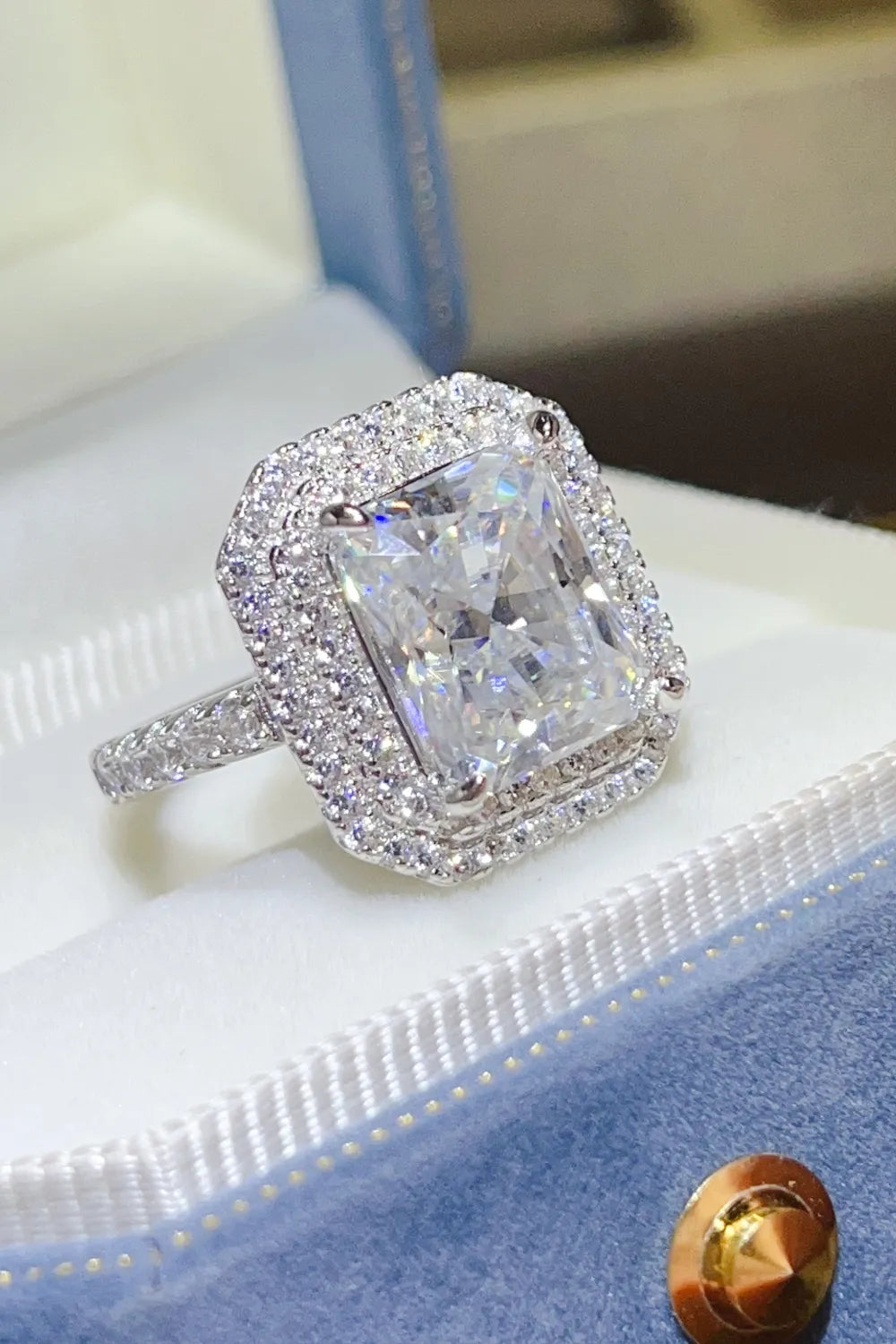2 Carat Moissanite 925 Engagement Ring