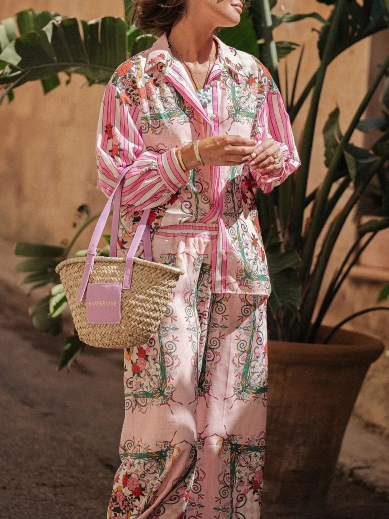 John Leon, Button Up Shirt and Pants Set