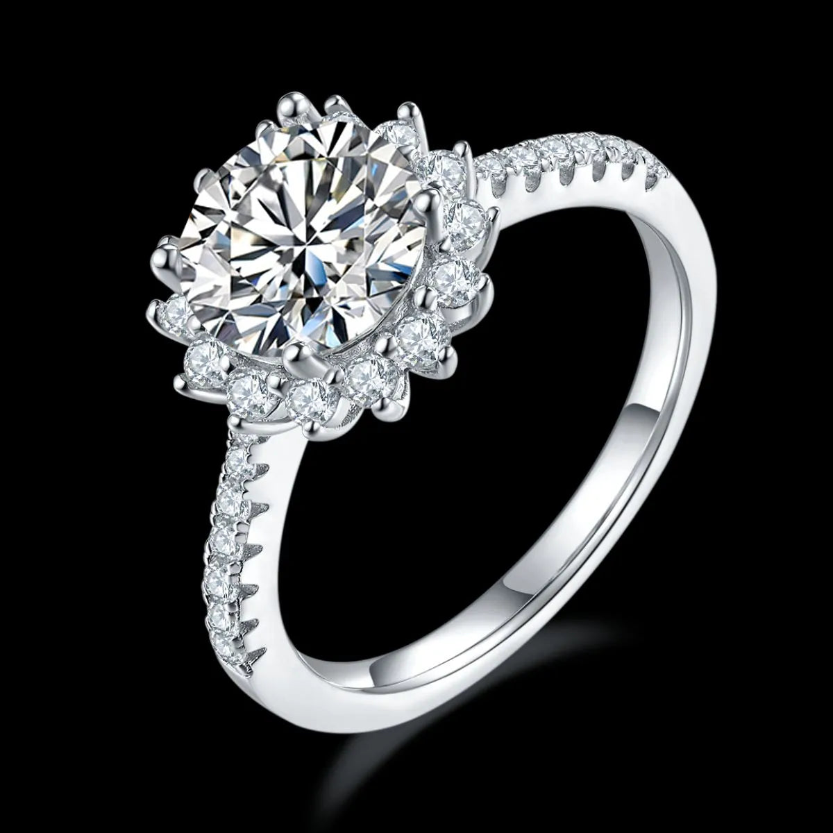 2 Carat Moissanite 925 Ring