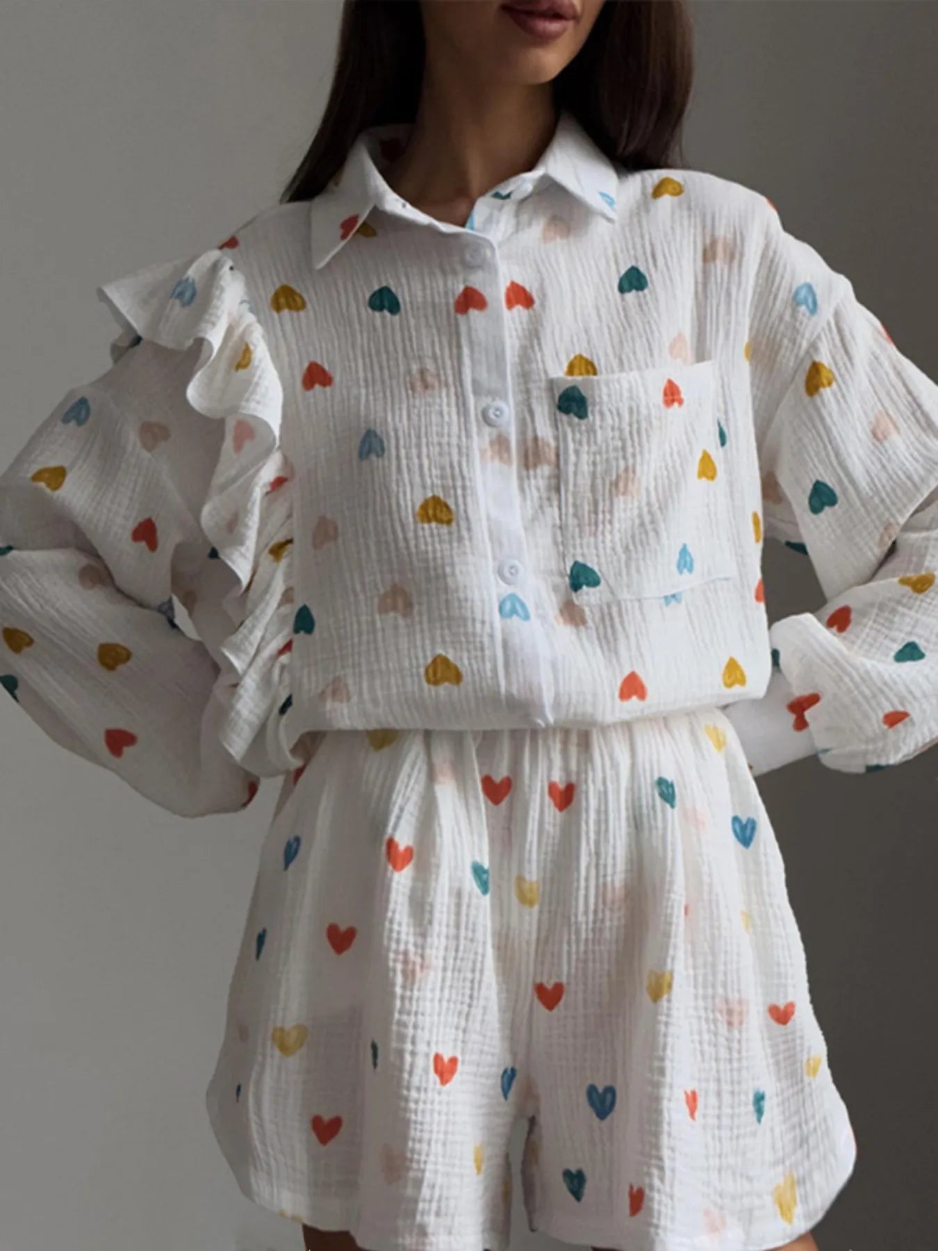 John Leon, Heart Shirt and Shorts Set