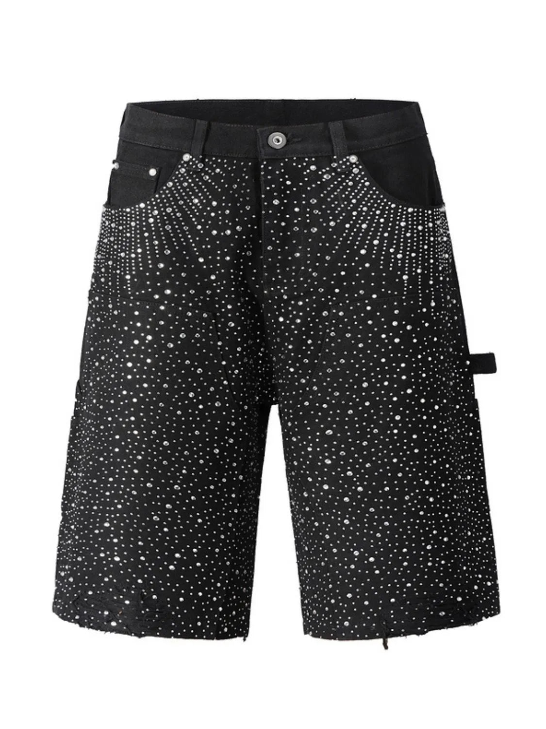 John Leon, Rhinestone Shorts with Pockets