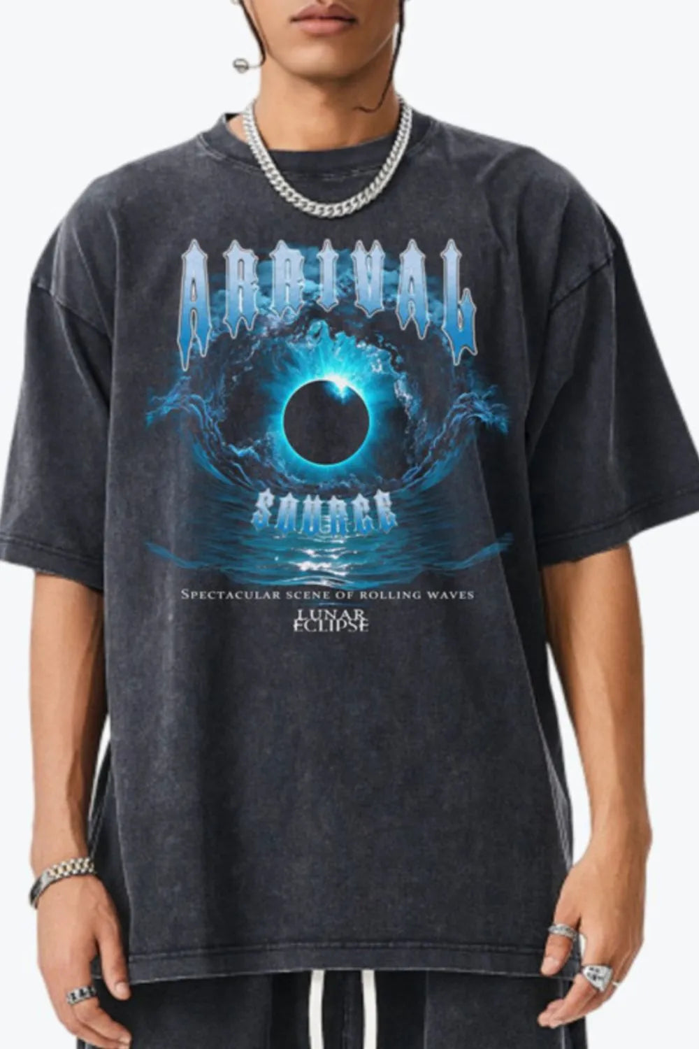 John Leon, Graphic Round Neck Short Sleeve T-Shirt