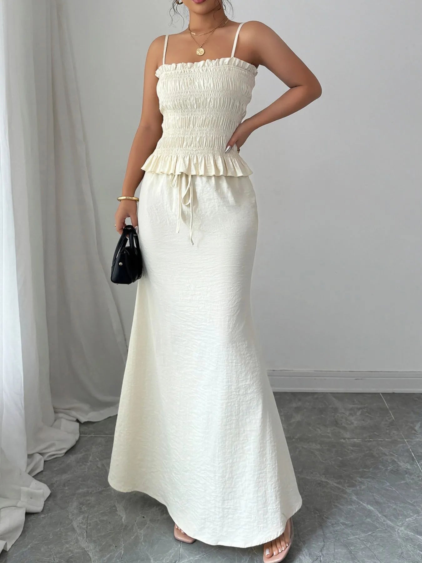 John Leon, Ruffled Maxi Skirt Set