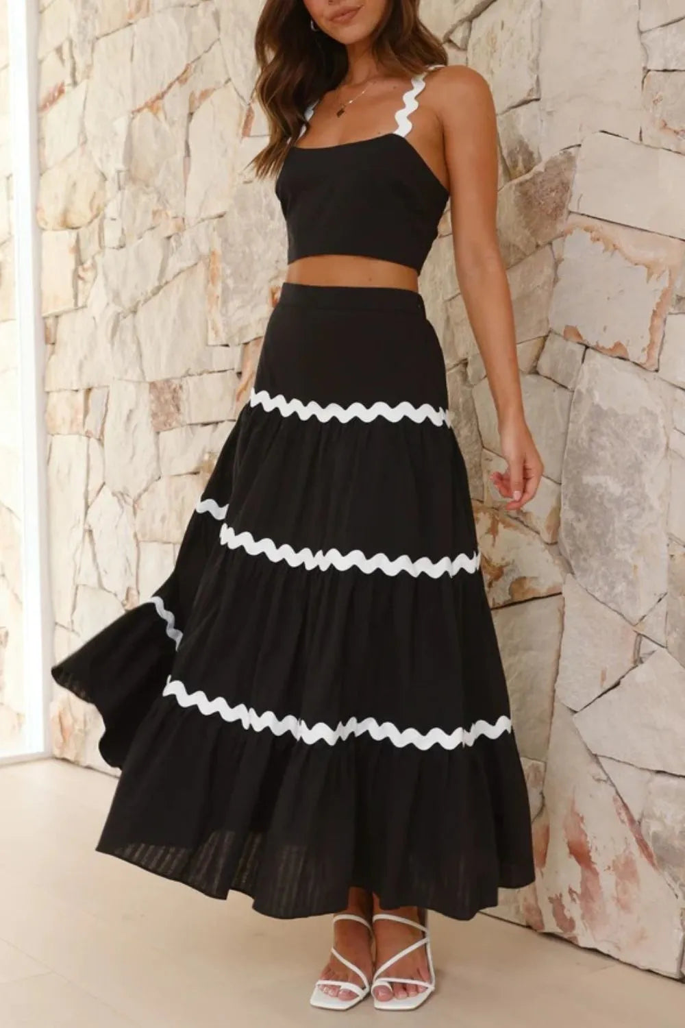 John Leon, Trim Maxi Skirt Set