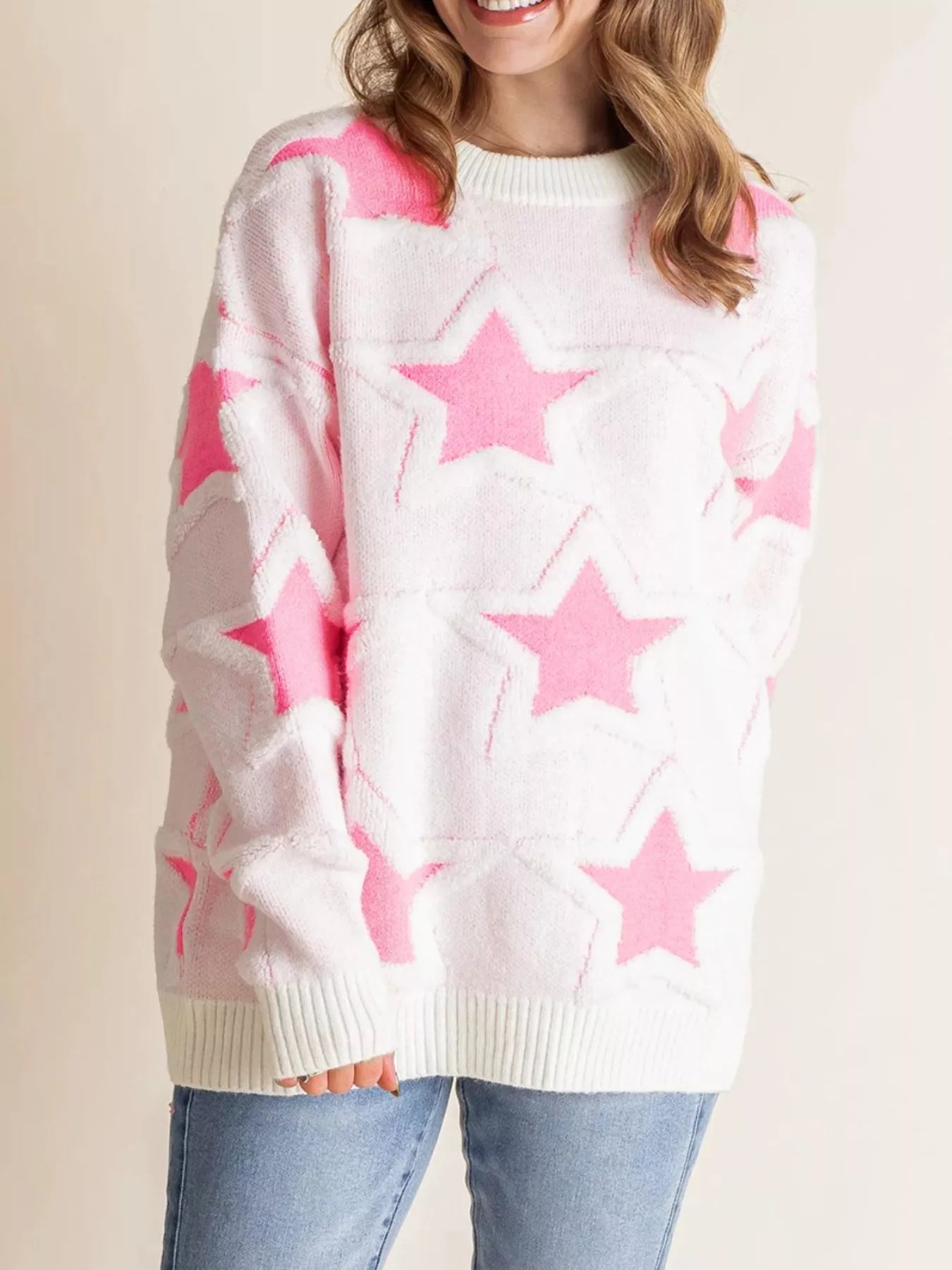 John Leon, Oversized Star Pattern Sweater