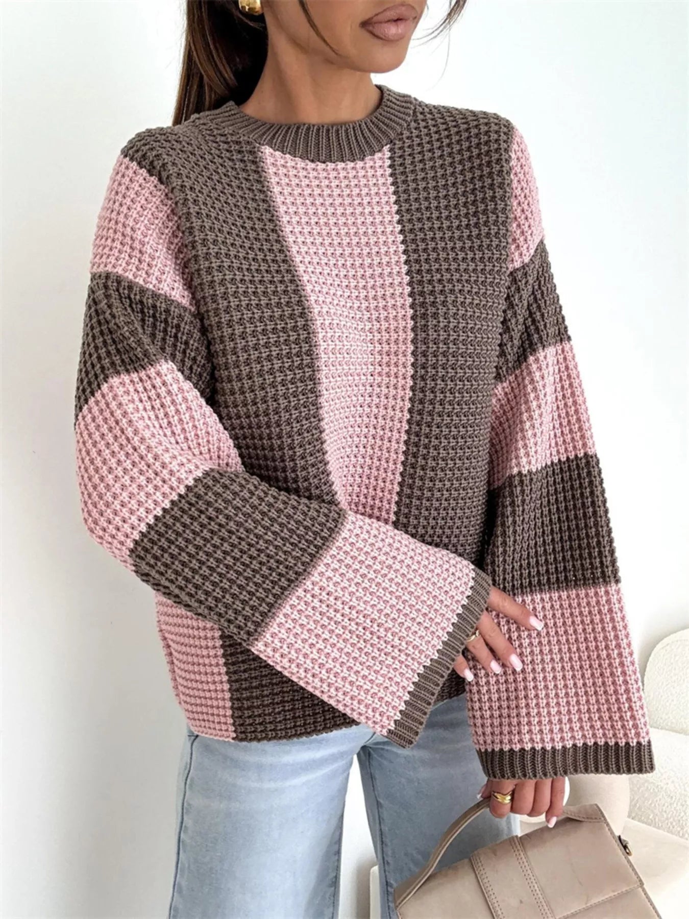 John Leon, Color Block Sweater