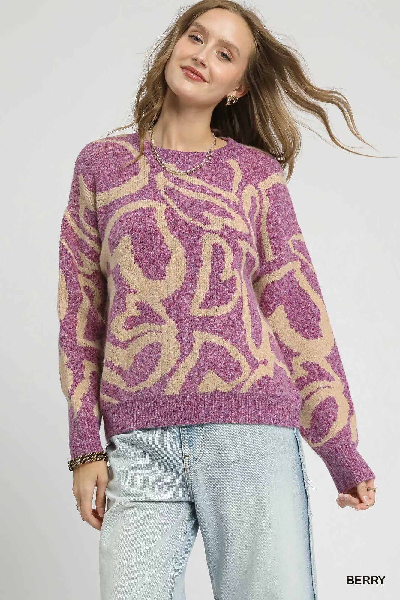 John Leon, Contrast Shoulder Sweater