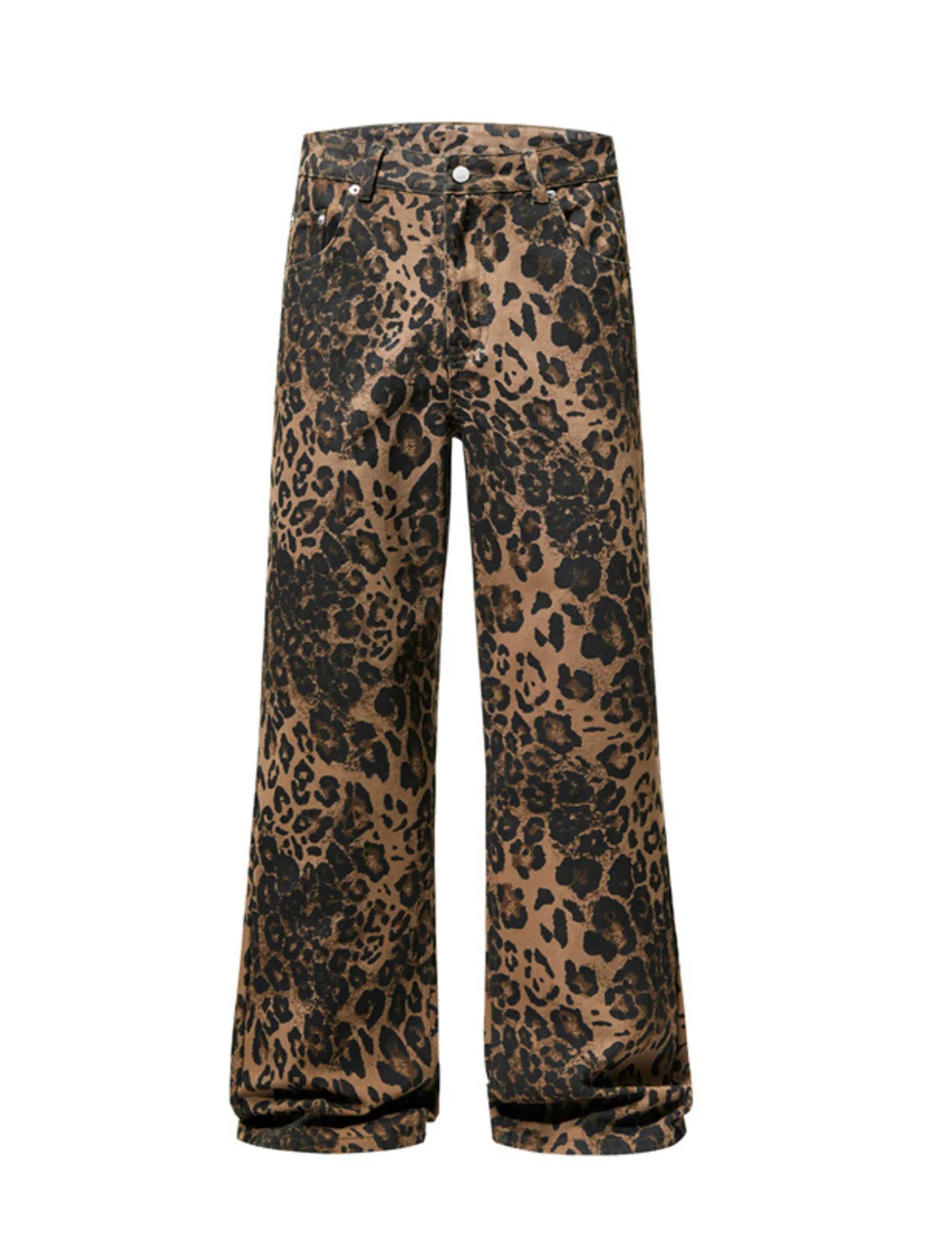 John Leon,  Leopard Wide Leg Jeans