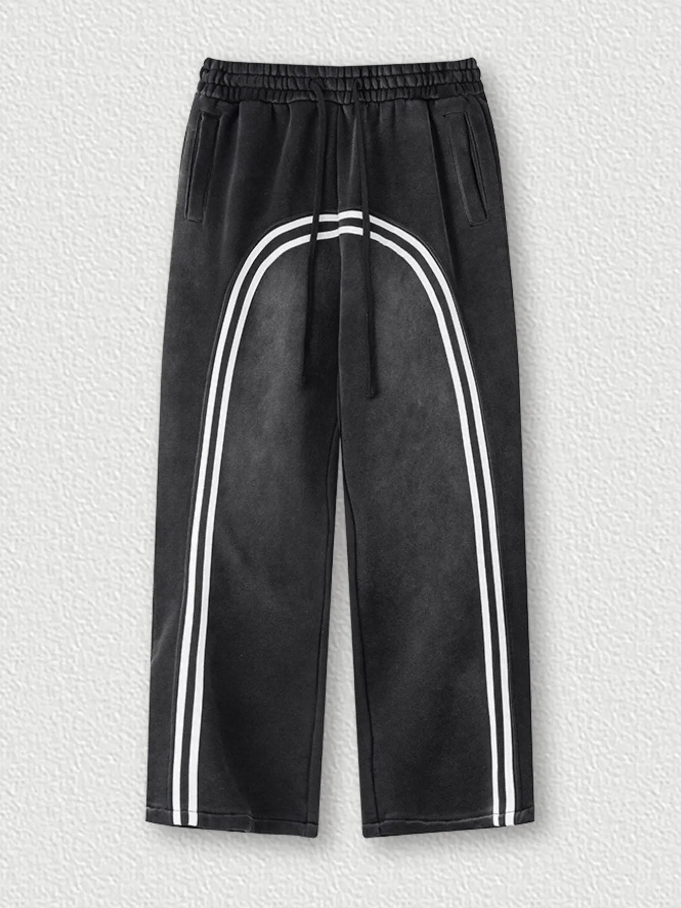 John Leon, Drawstring Striped Pants